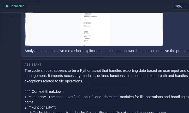 Full explanations preview