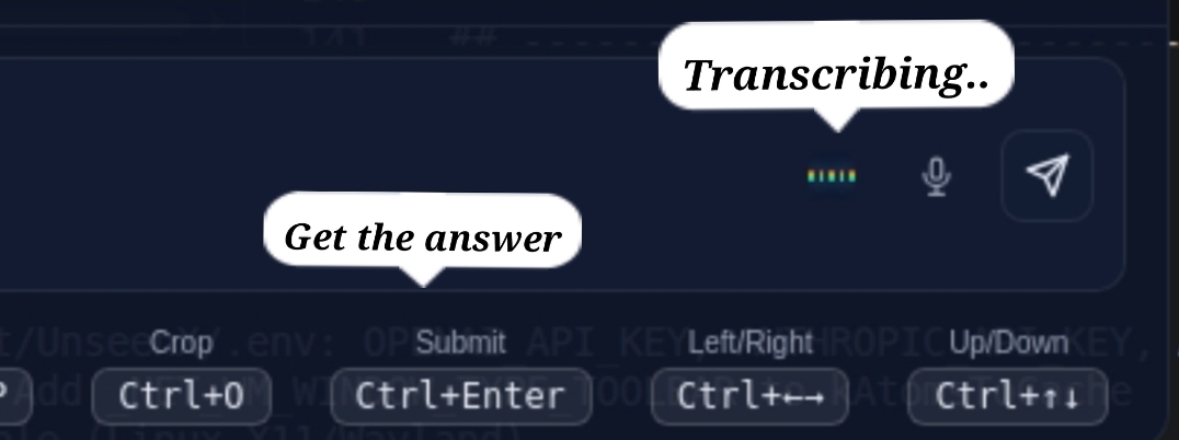 Real-time audio transcription preview